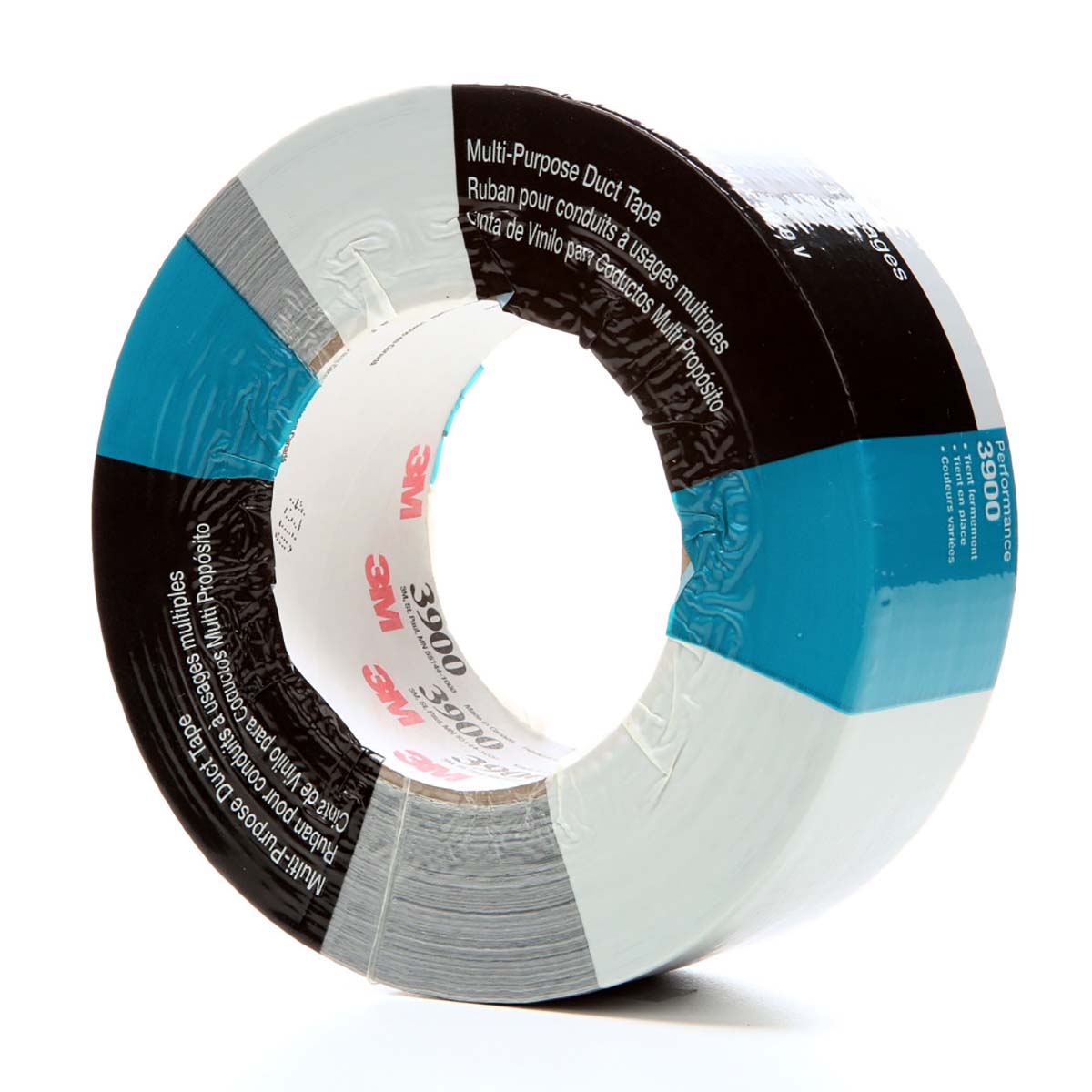 3M Multi-Purpose Duct Tape 3900 Silver, 48 mm x 54.8 m 7.7 mil, 24 per case Individually Wrapped